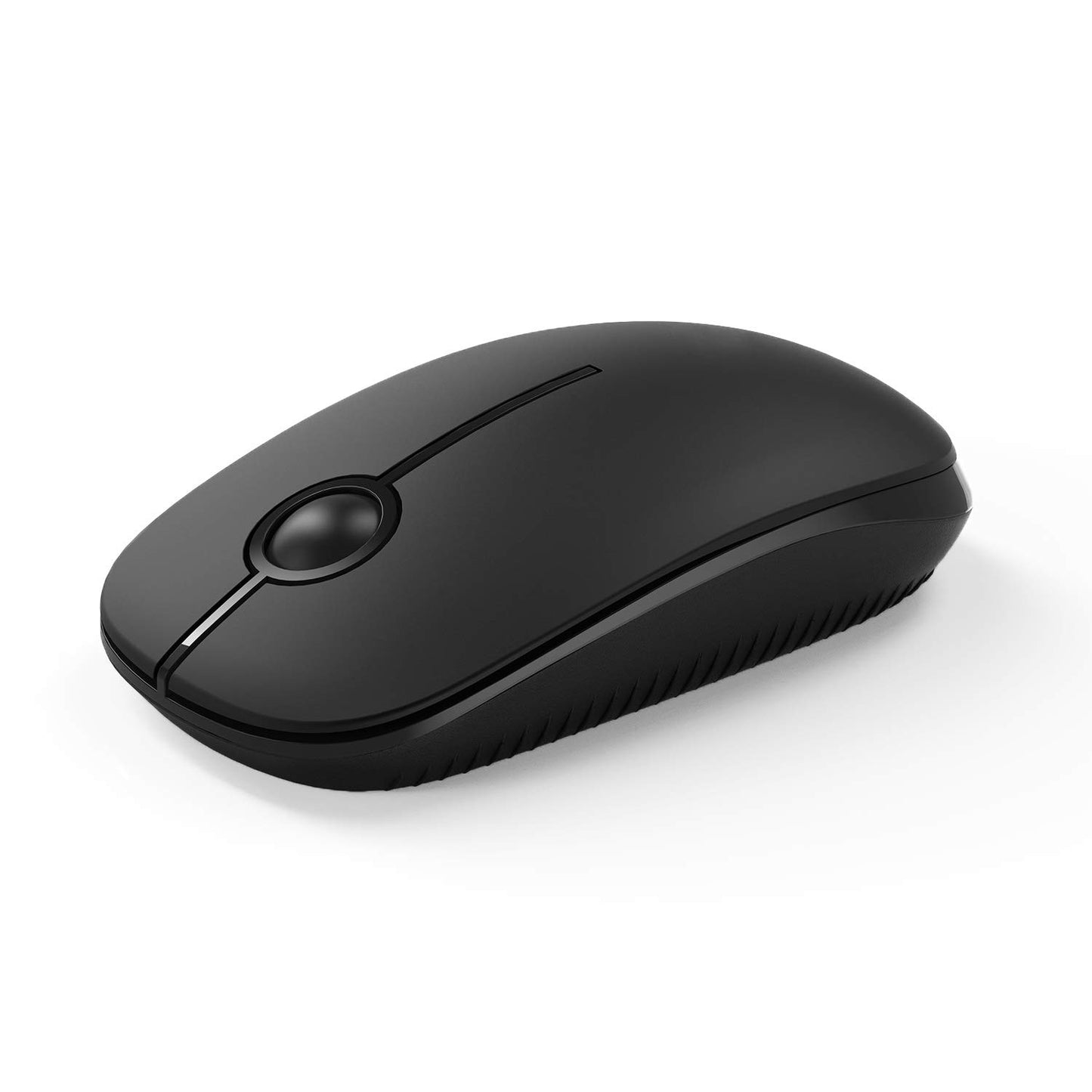 Vssoplor Wireless Mouse, 2.4G Slim Portable Computer Laptop Mouse with Nano Receiver Quiet Silent Optical Mice for Notebook, PC, Laptop, Computer-Black and Gold