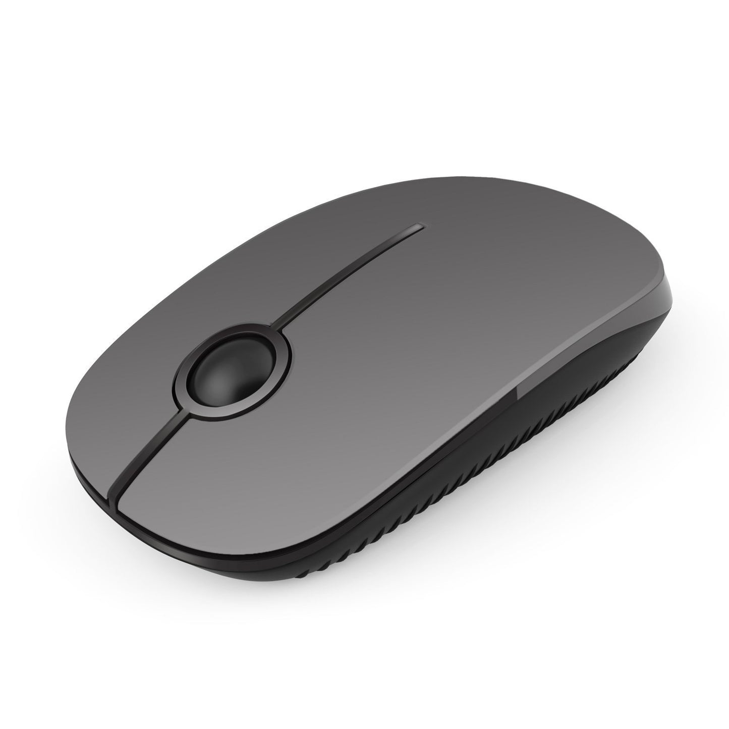 Vssoplor Wireless Mouse, 2.4G Slim Portable Computer Laptop Mouse with Nano Receiver Quiet Silent Optical Mice for Notebook, PC, Laptop, Computer-Black and Gold