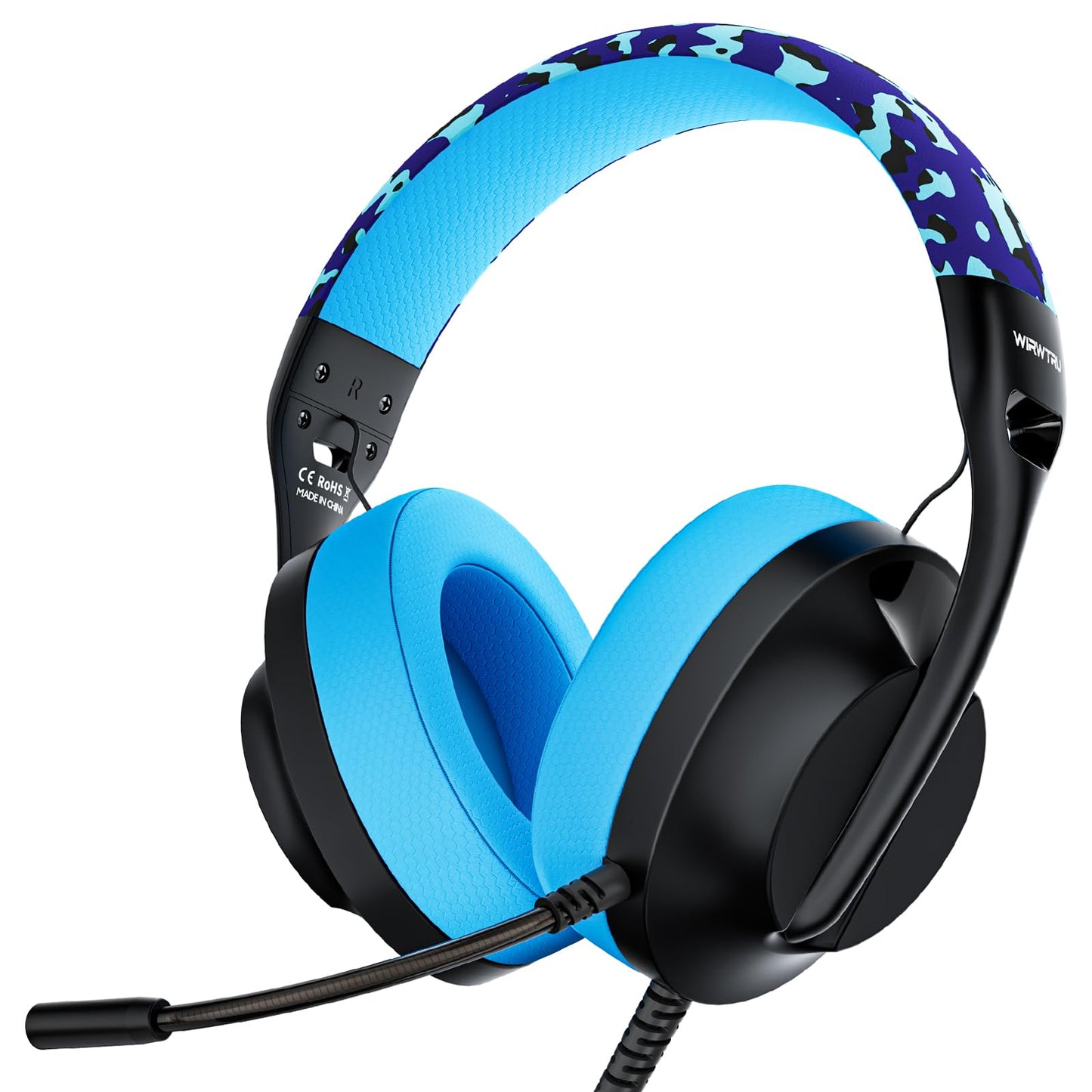 S30 Gaming Headset with Microphone,198g Lightweight Design, Wired Gaming Headphones for Xbox, Xbox Series X|S, PS5, PS4, Switch, PC, Noise Cancelling Mic, Soft Earmuffs (Black)