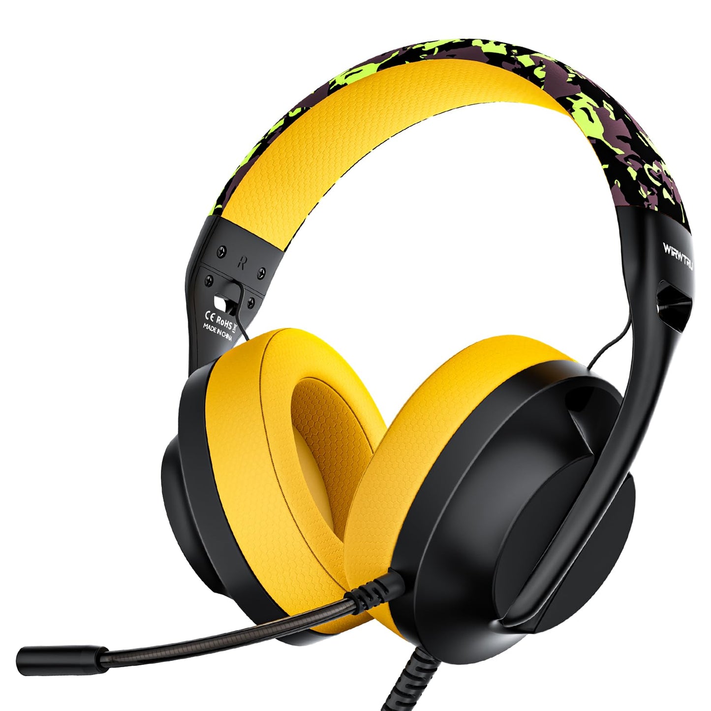 S30 Gaming Headset with Microphone,198g Lightweight Design, Wired Gaming Headphones for Xbox, Xbox Series X|S, PS5, PS4, Switch, PC, Noise Cancelling Mic, Soft Earmuffs (Black)