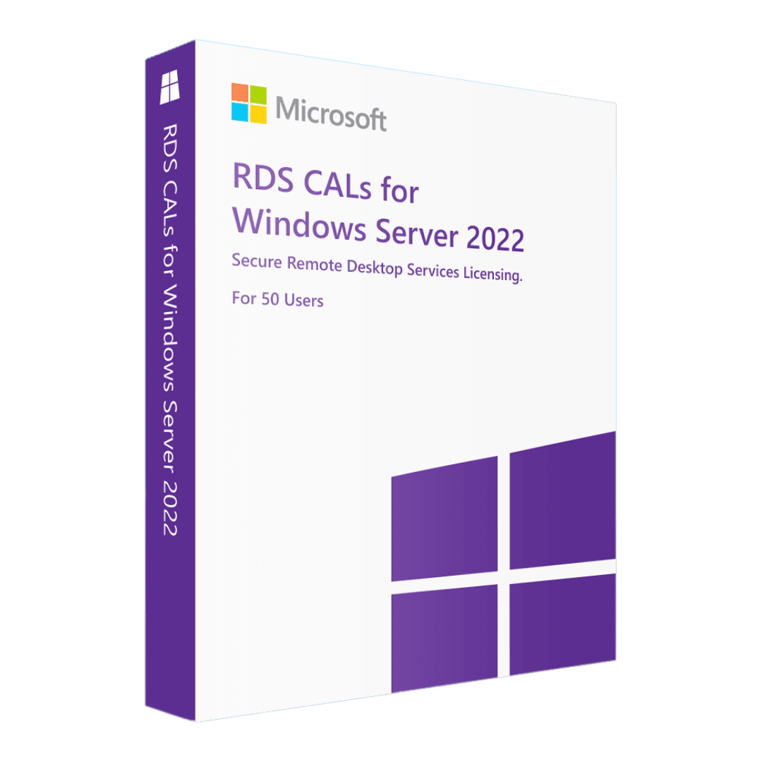 Windows Server 2022 Remote Desktop Services ‒ 50 User CALs
